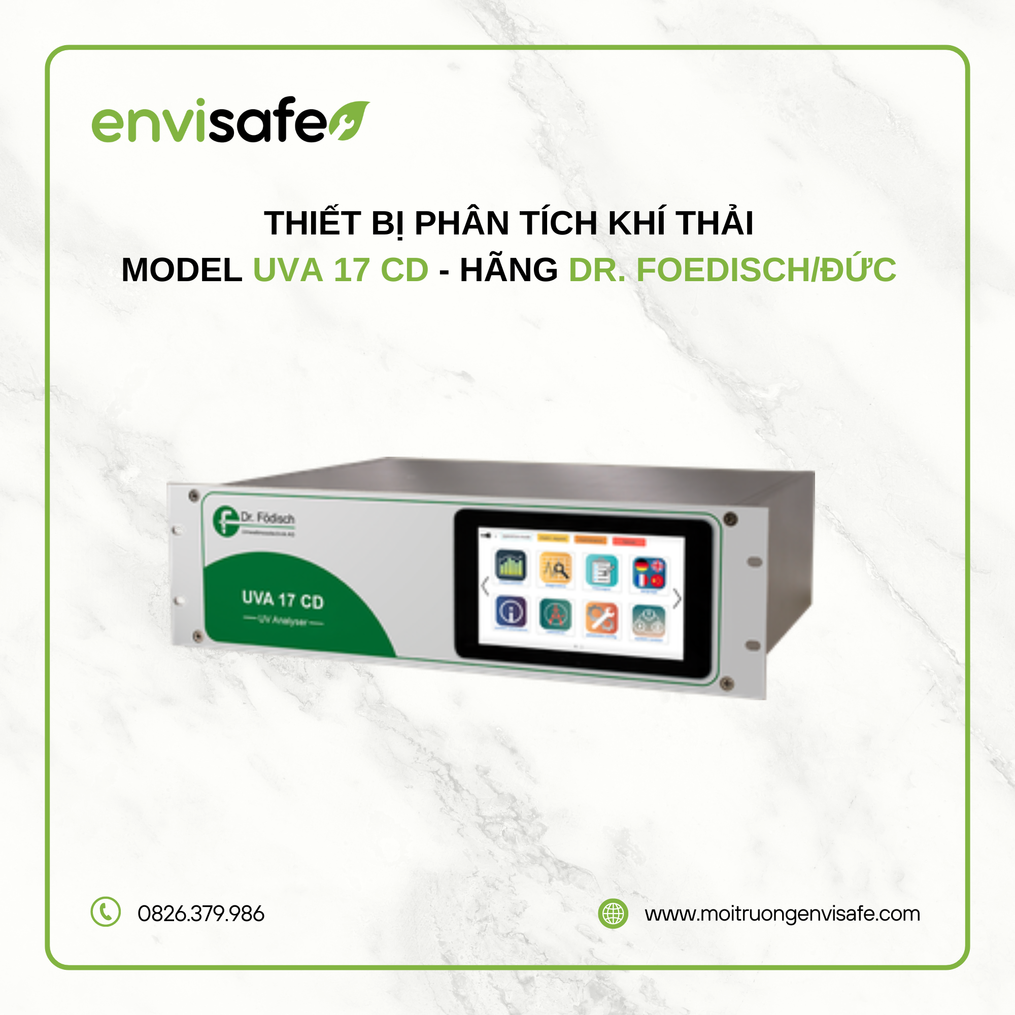 thiết bị phân tích khí thải